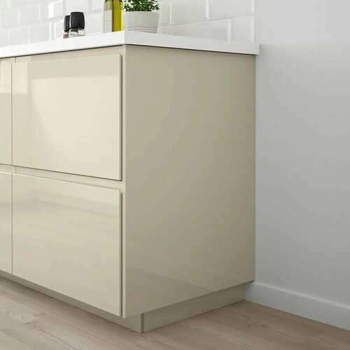 Фасад для кухни панель IKEA VOXTORP воксторп 39x106 смглянцевый светло-бежевый