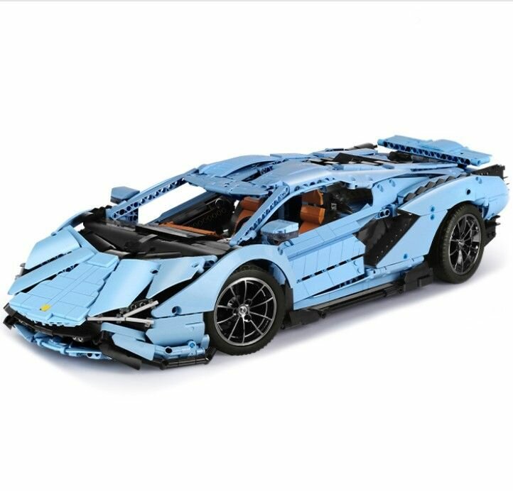 Конструктор, сборная модель спортивной машины Lamborghini Sian FKP 37, 3819 деталей