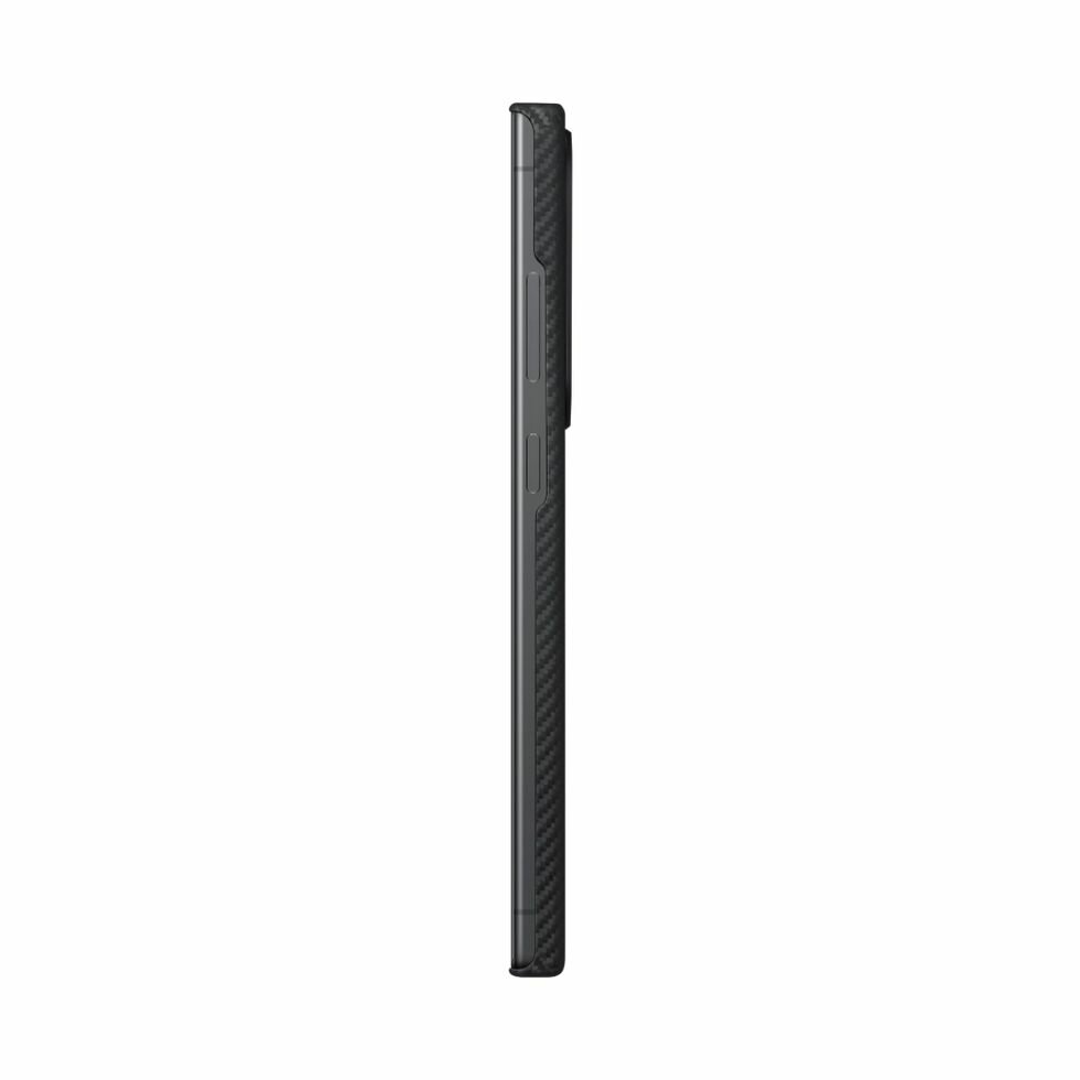 Чехол PITAKA MagEZ Case 4 для Samsung Galaxy S24 Ultra, цвет: черный/серый — фото 1