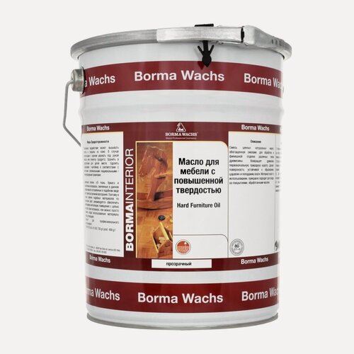 Изображение товара Масло для мебели с повышенной твердостью Borma Hard Furniture Oil 5 л 4903