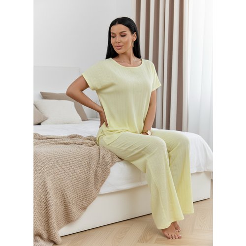 фото Пижама buy-tex.ru костюм женский, размер 42-44, желтый