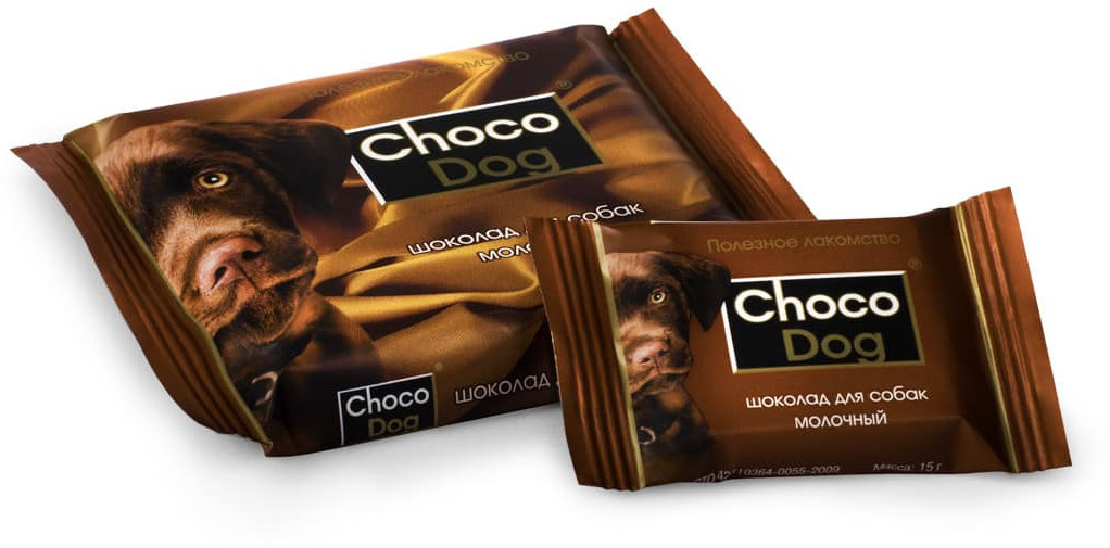ВЕДА CHOCO DOG Шоколад молочный д/собак 45г VEDA - фото №11
