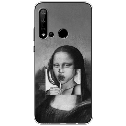 Силиконовый чехол на Huawei Nova 5i / Хуавей Нова 5i Mona Lisa sucking lollipop силиконовый чехол на huawei nova 5i хуавей нова 5i medusa