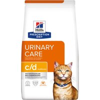 Сухой диетический корм для кошек Hill's Prescription Diet c/d Multicare Urinary Care при профилактике мочекаменной болезни (мкб), с курицей, 400г
