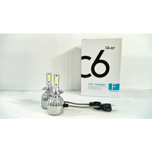 Светодиодные лампы головного света Led Headlight C6 H7 (5500k, 36W) - арт. 568