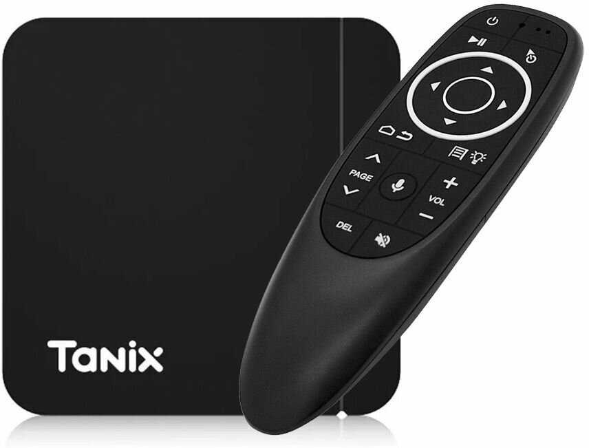 TANIX W2A 2+16GB с настройками ANDROID TV фильмы телепередачи + пульт G10s голосовой поиск и аэромышь