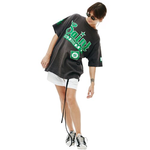 Saint Michael Футболка с принтом Sainy Enemy XL