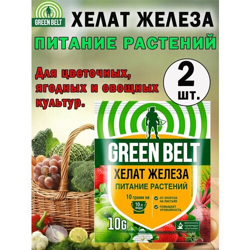 Хелат Железа (Микроудобрение) 10 г. / 2 штуки хелат железа микроудобрение 10 г 3 штуки