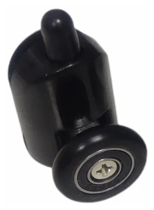 Ролики 23 мм, кнопочные, одинарные + двойные для душевой кабины Черные(8 штук) - фотография № 2