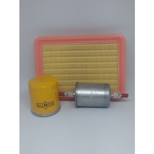 Комплект фильтров для ТО Lifan Breez 1,3 1,6 (Лифан Бриз) Фильтр воздушный + масляный + топливный + кольцо
