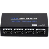 Разветвитель 1 HDMI вход - 4 HDMI выхода, 2K-4K, HDMI 1-4 splitter-делитель