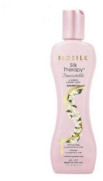 Biosilk Silk Therapy Irresistible Шампунь с ароматом жасмина и мёда 207 мл