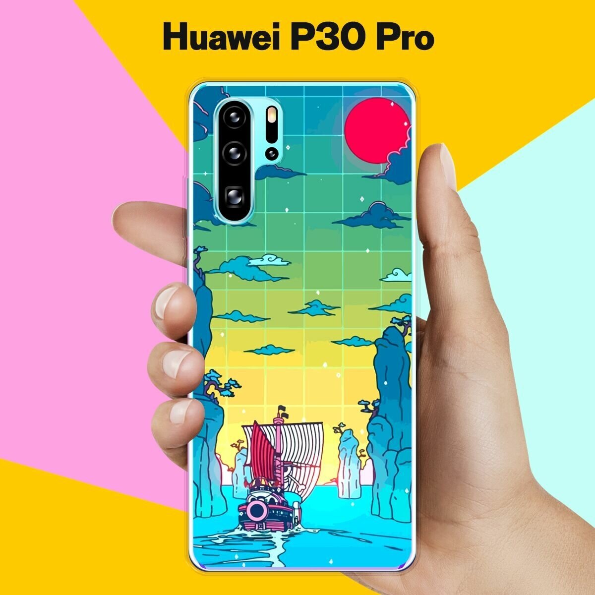 Силиконовый чехол на Huawei P30 Pro Пейзаж 30 / для Хуавей П30 Про