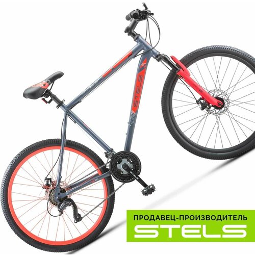 фото Велосипед горный navigator-500 md 26" серо-красный, рама 20" velosale архив stels