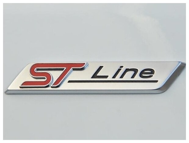 Шильдик надпись ST Line 85х17 мм металл