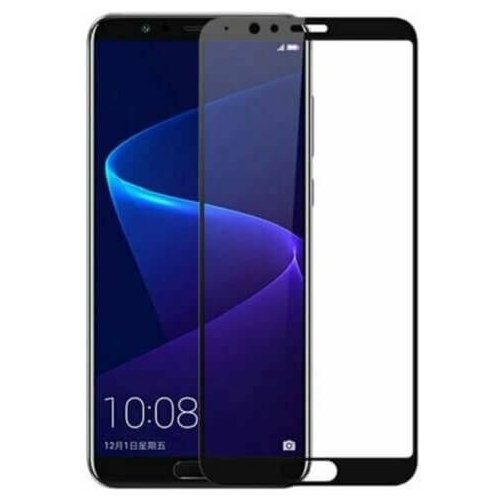 Защитное стекло 2.5D (бронестекло) для Huawei Honor View 10 (V10) Синий защитное стекло krutoff для honor view 10 v10