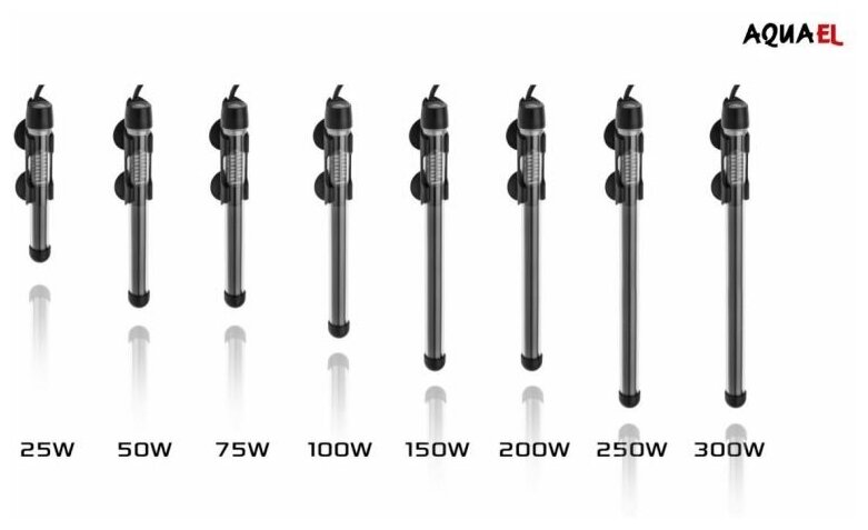 Aquael Обогреватель стеклянный PLATINIUM HEATER (300 W) - фото №10