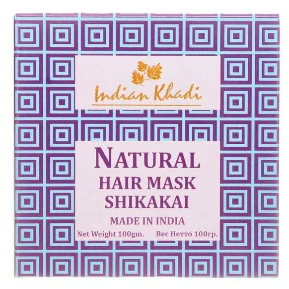 Натуральная маска для волос (hair mask) Шикакай Indian Khadi | Индиан Кади 100г