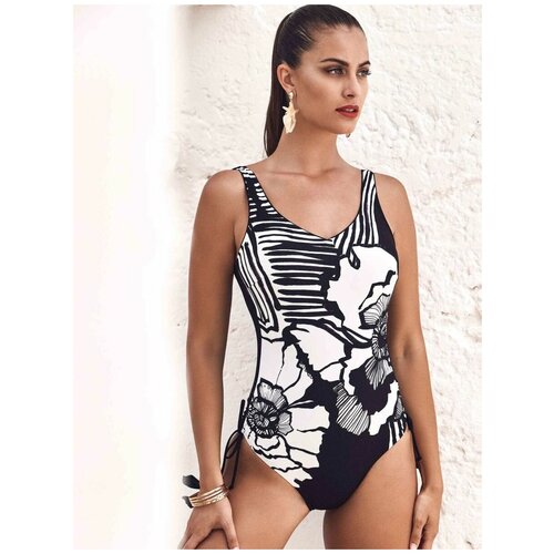 MI22-050 Слитный купальник с утягивающим эффектом Miradonna RU50B