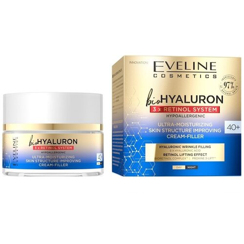 EVELINE  - 40+ /  bioHYALURON 3 x RETINOL SYSTEM 50