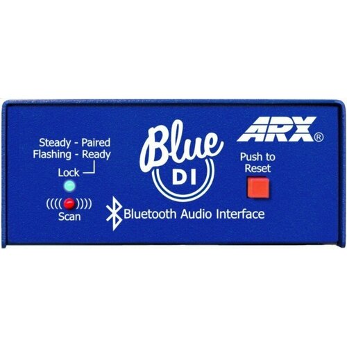 ARX Blue DI Аудиоинтерфейс с Bluetooth-приемником c симметричными выходами ARX Blue DI Аудиоинтерфейс с Bluetooth-приемником c симметричными выходами