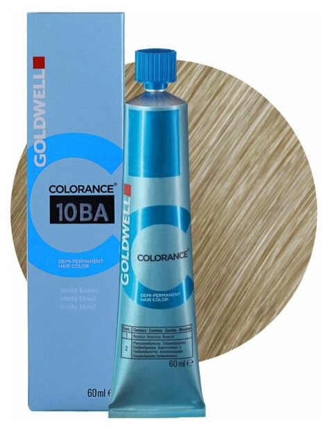 Goldwell Colorance тонирующая краска для волос, 10BA бежево-пепельный экстра блондин, 60 мл