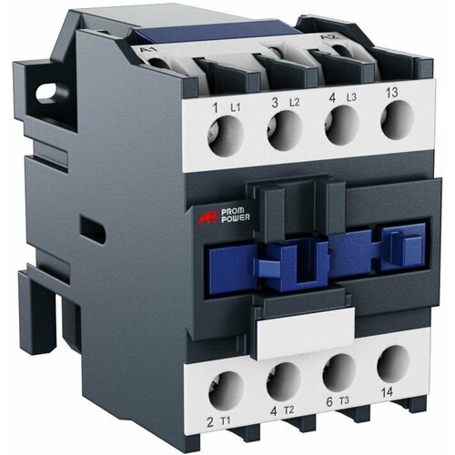 Контактор Prompower JLC1-D25-01 (AC220), 25A, 3 полюса, доп контакт 1НЗ, напряжение катушки 220VAC