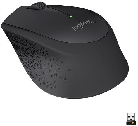 Мышь Logitech M280, оптическая, беспроводная, USB, черный [910-004287]