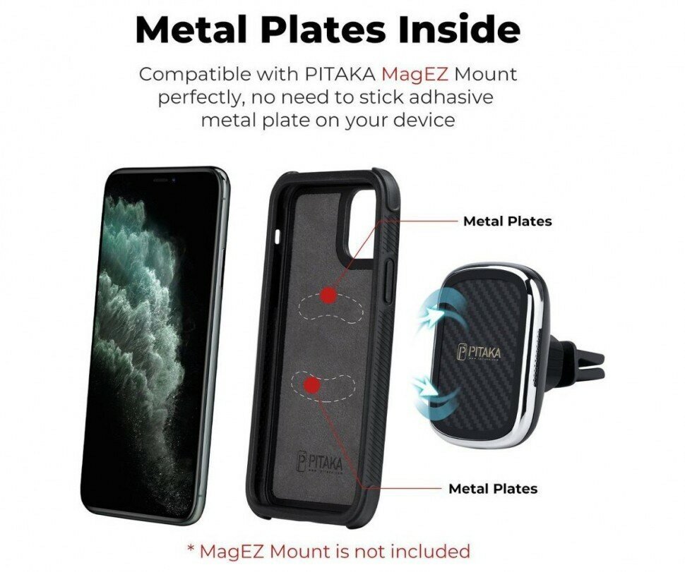 Чехол Pitaka MagEZ Case Pro для Apple iPhone 11 Pro KI1101P