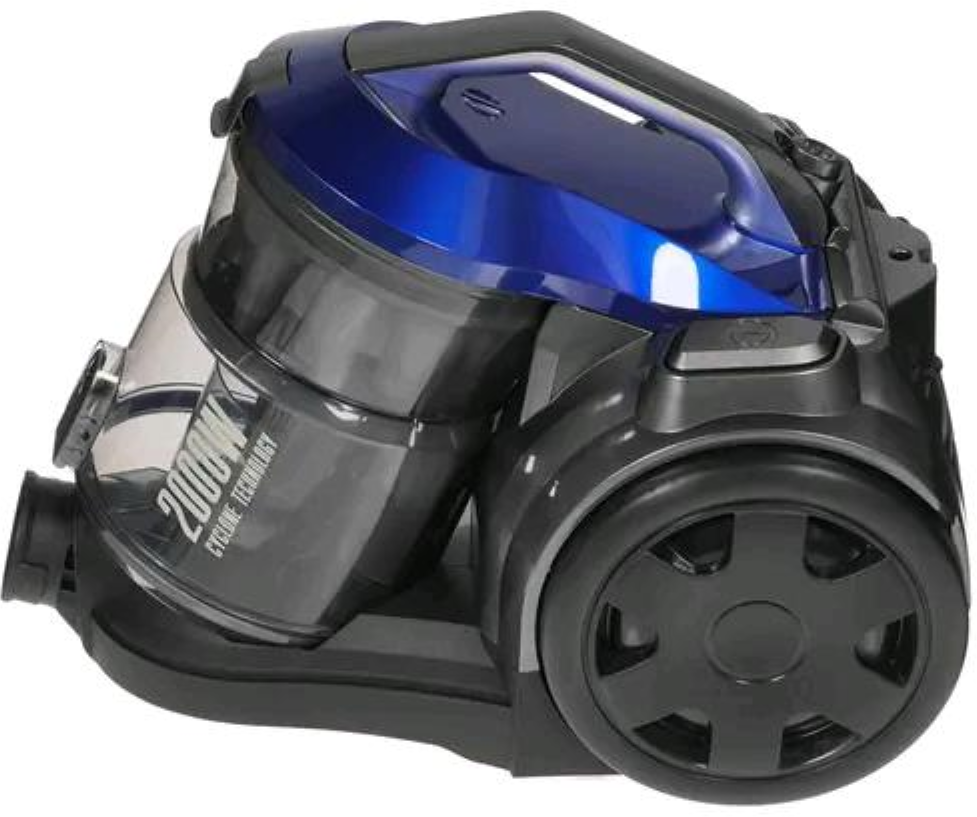 пылесос WILLMARK VC-2069CY 350/2000Вт контейнер 2,0л синий/серый - фото №7