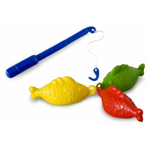 Набор игрушек для купания - Рыболов, с удочкой, 1 комплект