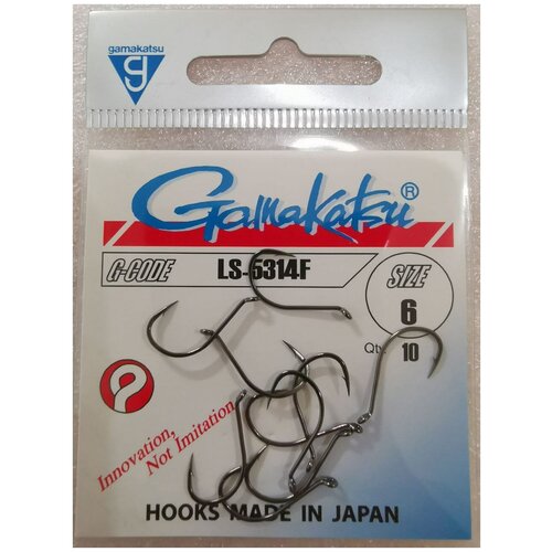 Крючок Gamakatsu Hook LS-5314F №6