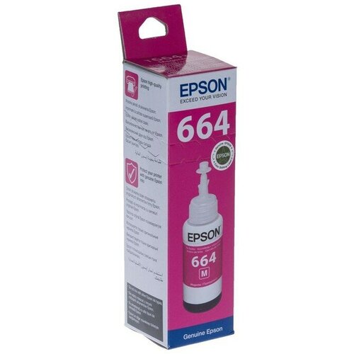 чернила epson l100 110 200 210 300 355 550 555 cyan 70ml Чернила Epson (C13T664398) Magenta для L100/110/120/1300/1455/200/210/222/300/350/355/550/555