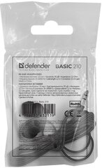 Нaушники BASIC 210 BLACK 63211 DEFENDER