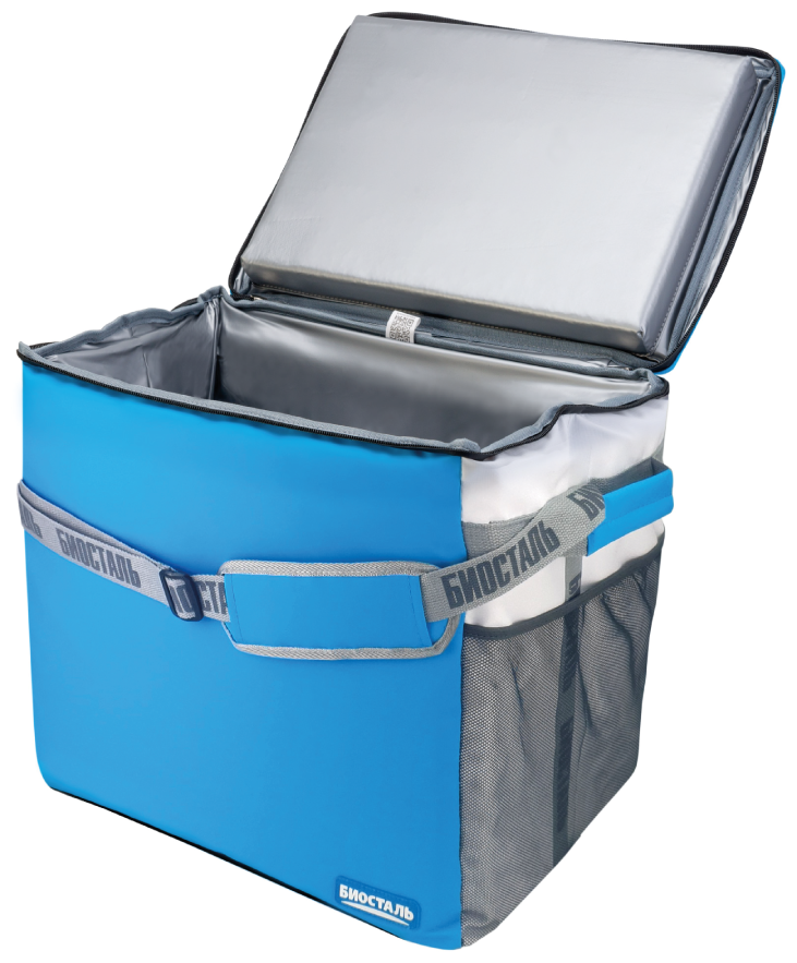 Термосумка (сумка-холодильник) Biostal Дискавери (40 л.), синяя - фото №2