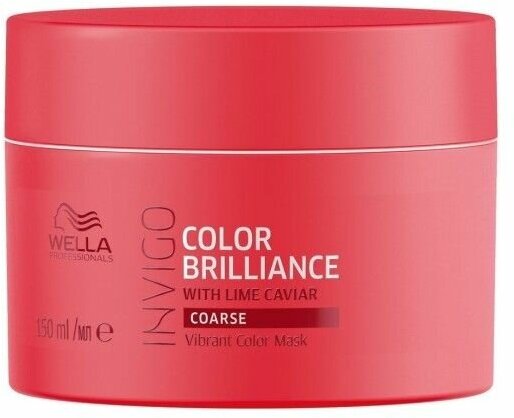 Wella Professionals Маска INVIGO Brilliance Vibrant Color Mask Coarse для окрашенных жестких волос, 150 мл