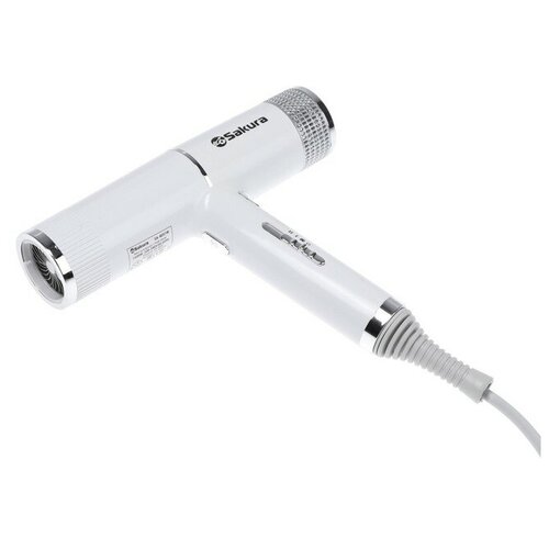 Фен Sakura SA-4051W 1600 Вт 3скорости 3 темп режима концентратор шнур 18 м белый 1607700₽