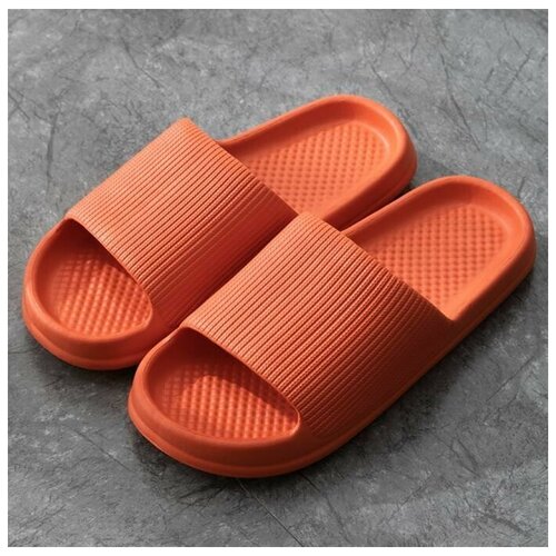 фото Тапочки , размер 40, оранжевый нет бренда