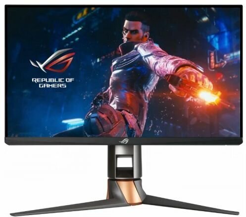 Монитор 24,5" ASUS PG259QNR 1920x1080, 1 ms, 178°/178°, 400 cd/m, 1000:1, IPS, 360 Гц, HDMI 2.0, DisplayPort 1.4, USB Type A x2, HAS, Pivot (NV Reflex