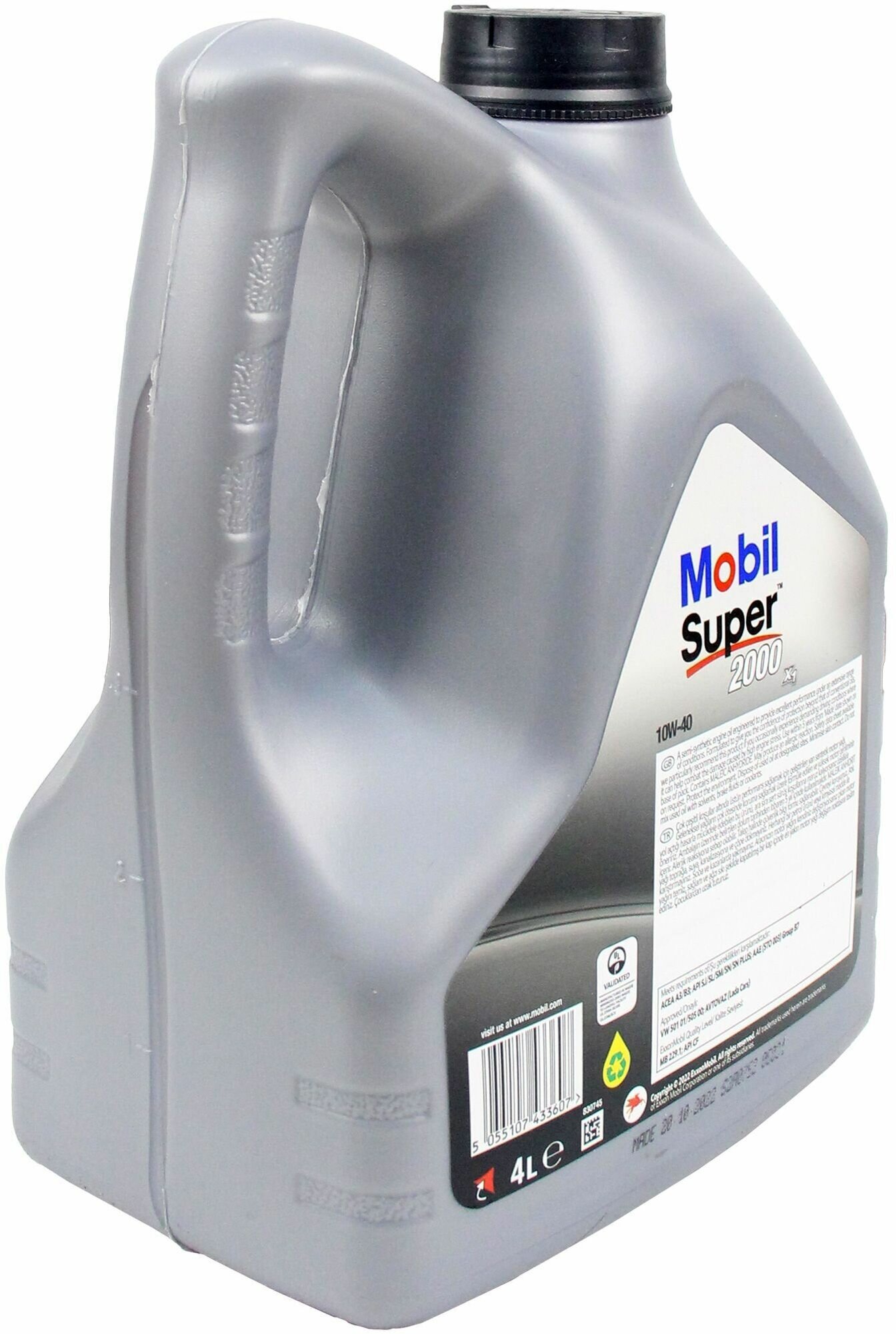 Моторное масло Mobil Super 2000 X1 10W-40 4л. (арт. 152568) MOBS-10W40-4L