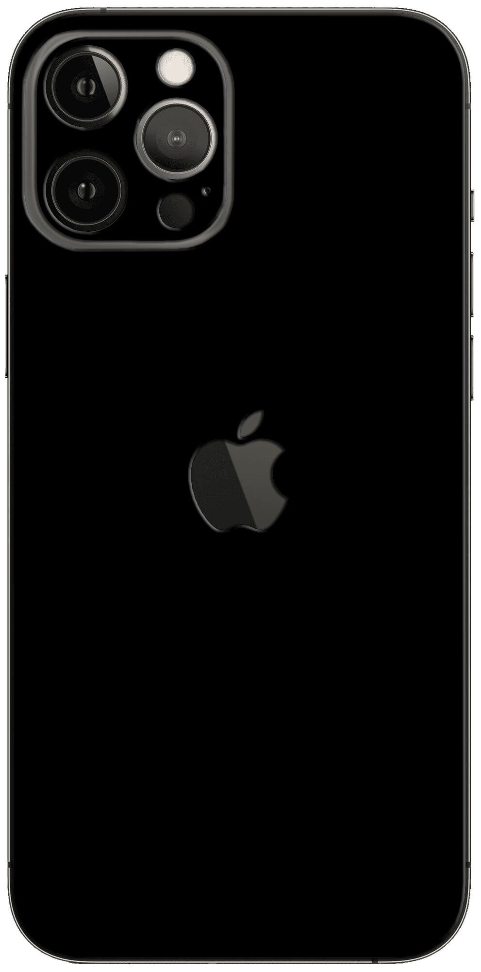 Наклейка, виниловое покрытие Only Black на iPhone 12 Mini