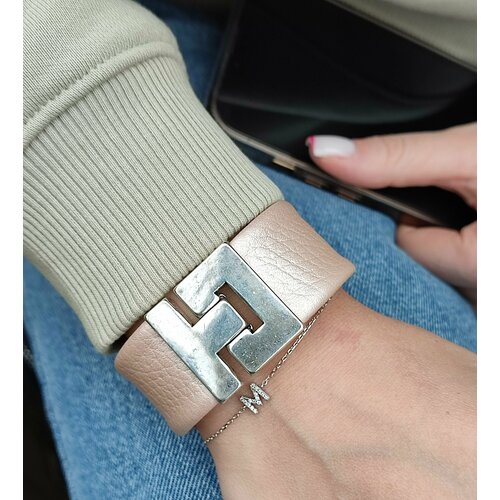 браслет из натуральной кожи/браслет ретро/женская красота/аксессуары/браслет на руку/браслет с металлической застежкой/браслет кожаный женский широкий