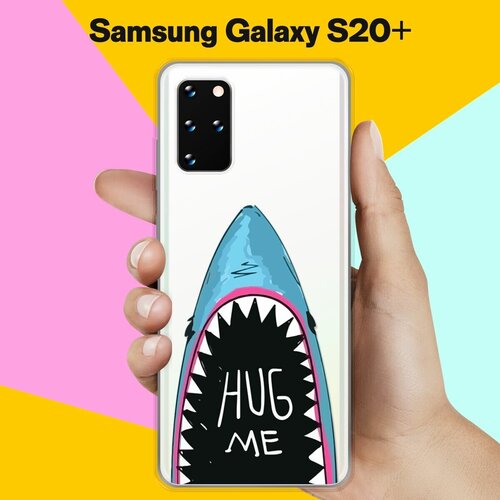 Силиконовый чехол Акула на Samsung Galaxy S20+