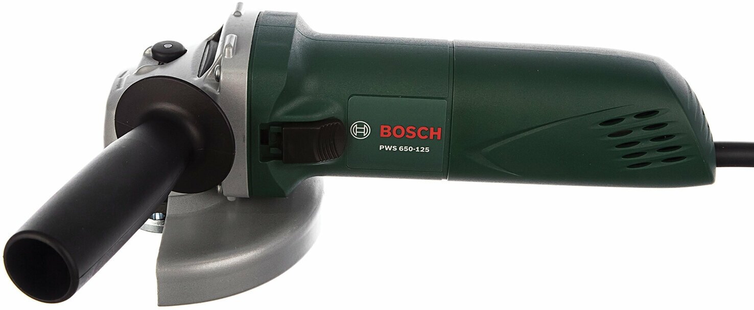 Машина шлифовальная угловая, 650 Вт, диск 115 мм, 11000 об./мин, BOSCH PWS 650-125 06034110R0 /Квант продажи 1 ед./