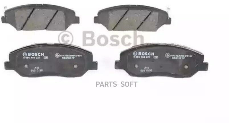 BOSCH 0986494227 Колодки тормозные дисковые перед