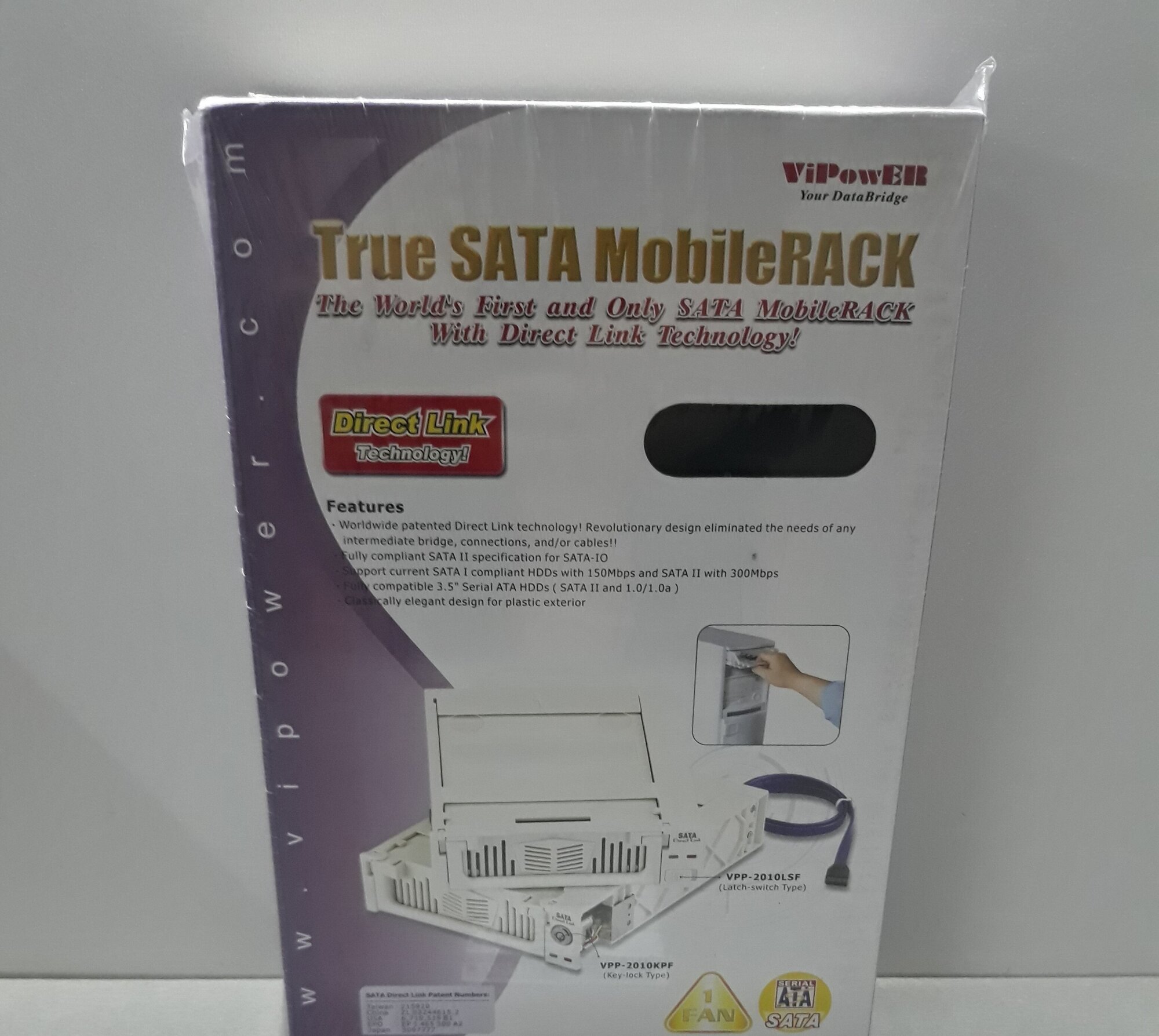 Контейнер для SATA HDD MobileRack VPP-2010LSF Черный