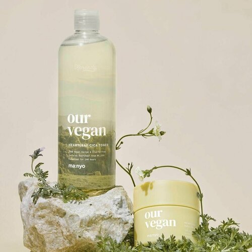 Тонер для лица Manyo Factory Our Vegan Heart leaf Cica Toner 400ml