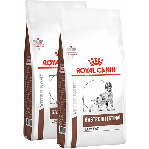 ROYAL CANIN GASTRO INTESTINAL LOW FAT LF22 для взрослых собак при заболеваниях ЖКТ с пониженным содержанием жиров (12 + 12 кг)