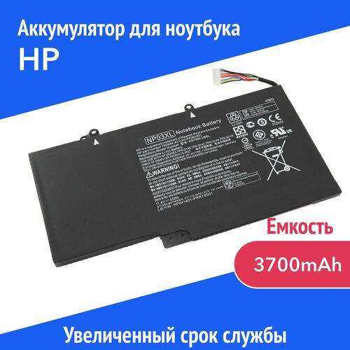 Аккумулятор HSTNN-LB6L для HP Pavilion 13 X360 (760944-421, TPN-Q146, HSTNN-LB6L) 3700mAh
