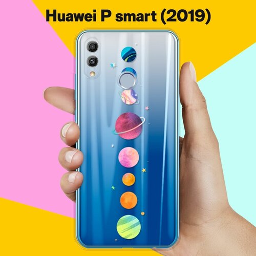 Силиконовый чехол Планеты на Huawei P Smart (2019) силиконовый чехол i’m so sorry на huawei p smart 2019 хуавей п смарт 2019